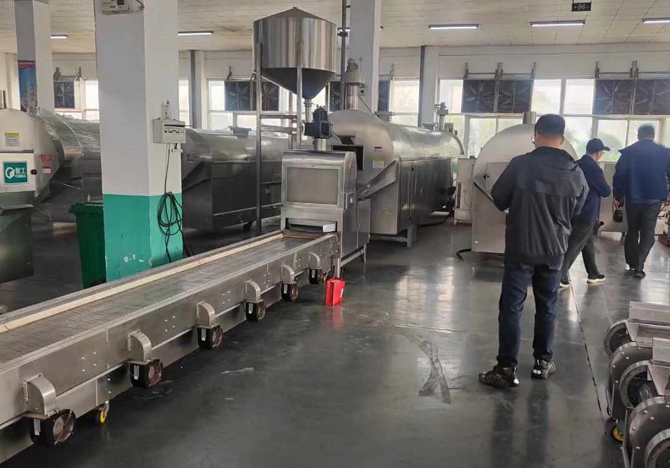 許昌智工流水線電磁炒貨機